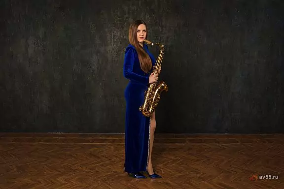 Saxofonista Irina Varlamova