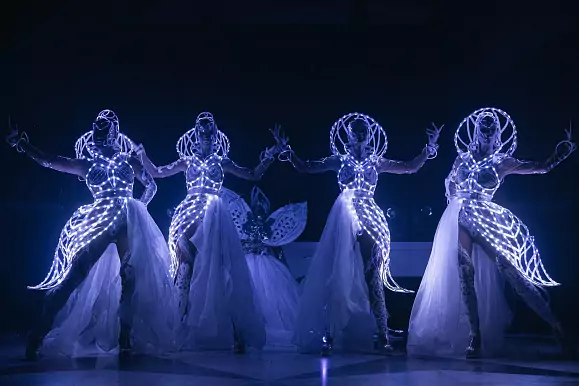 Lichtshow „Fireangels“