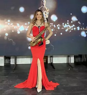 Saxofonista Irina Alekseeva