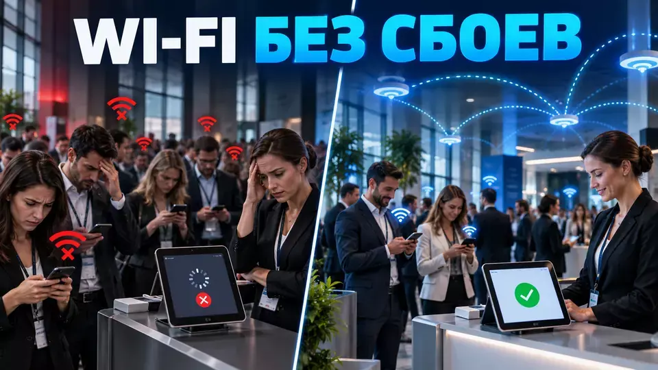 Wi-Fi para invitados en una conferencia: cómo preparar la red