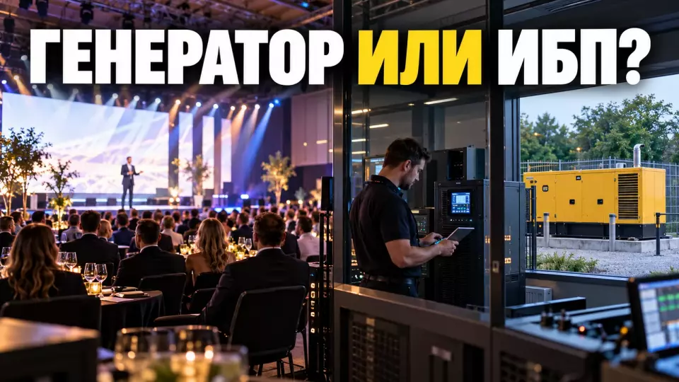 Резервное питание мероприятия: генератор, ИБП и проверка плана Б