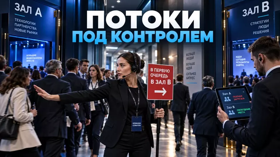 Многотрековая конференция: как управлять залами и потоками