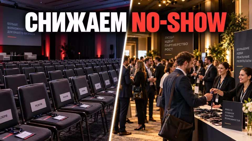 Как снизить no-show на B2B-мероприятии в 2026 году