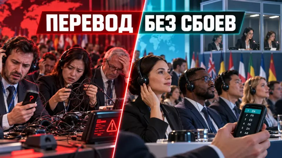 Многоязычная конференция с синхронным переводом: каналы и репетиция