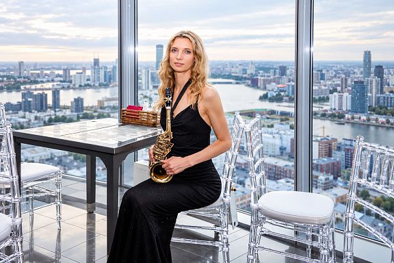 Saxofonista Aida Savina